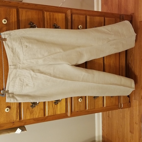 WILLI SMITH Linen Trousers with Belt Loops and Side Pockets - Picture 7 of 9